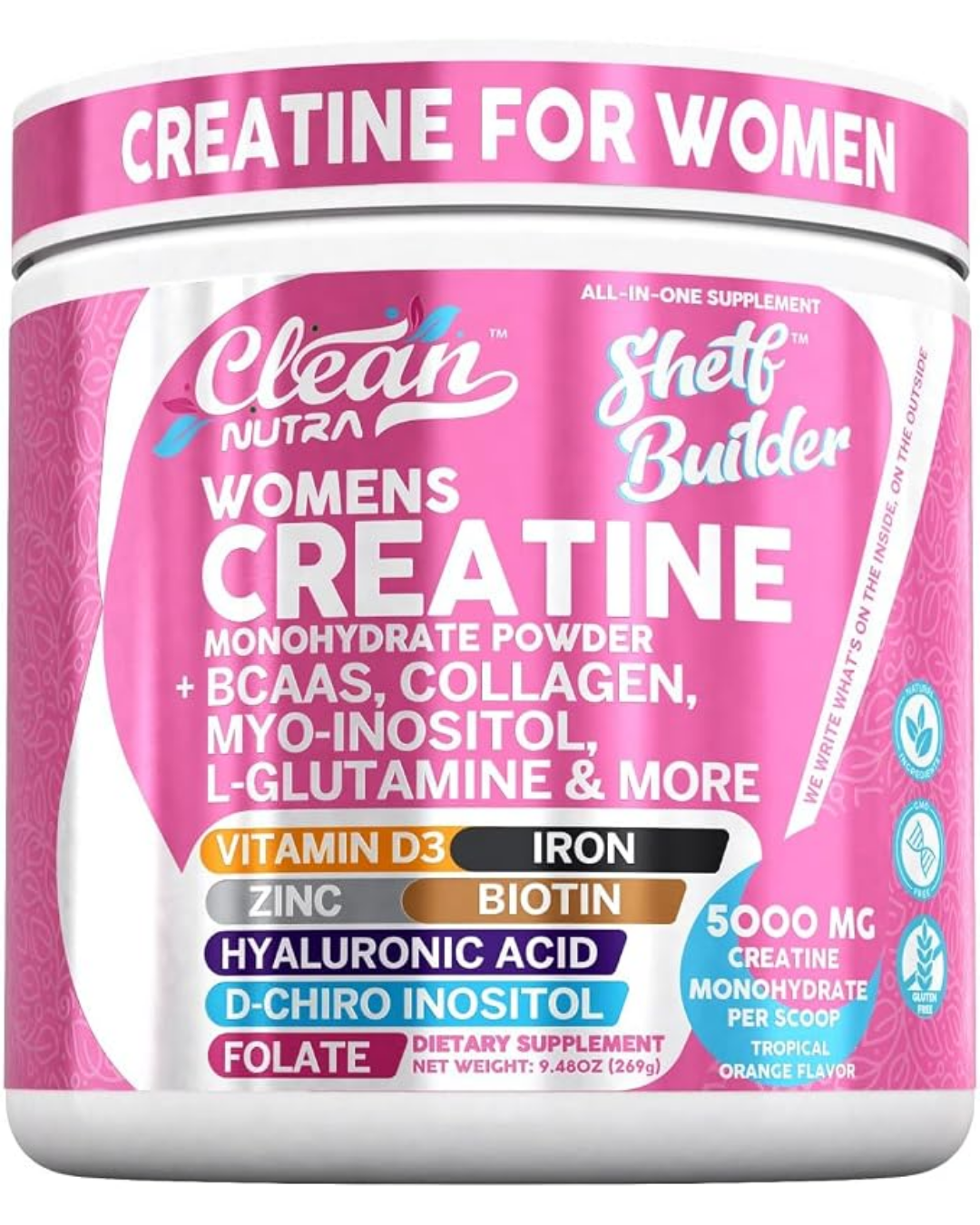 Creatina para mujeres con Fórmula 5 en 1