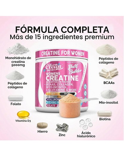 Creatina para mujeres con Fórmula 5 en 1